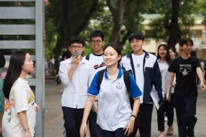 Thí sinh thi tốt nghiệp THPT năm 2025. Ảnh: Vân Anh.