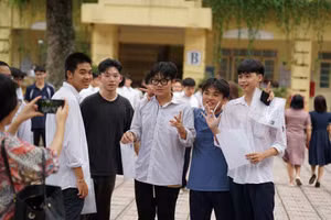 Thí sinh thi tốt nghiệp THPT năm 2024. Ảnh: Xuân Phú.