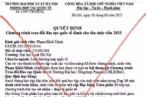 Bộ GD&ĐT cảnh báo thông tin giả về học bổng, tài trợ du học