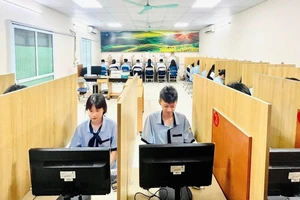 Học sinh Trường THPT Nguyễn Công Hoan (Hưng Yên) tham gia khảo sát PISA chu kỳ 2025.