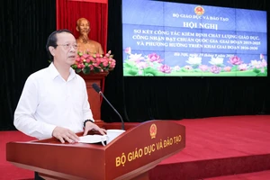 Thứ trưởng Thường trực Phạm Ngọc Thưởng phát biểu hội nghị.