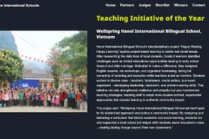 Wellspring Hanoi đạt giải thưởng hạng mục “Teaching Initiative of the Year – Sáng kiến giảng dạy xuất sắc nhất năm” tại Tes Awards for International Schools 2025.