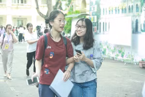Thí sinh thi tốt nghiệp THPT.