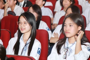 Đội tuyển học sinh giỏi thành phố Hà Nội phần lớn đến từ các trường chuyên. Ảnh: Lan Anh