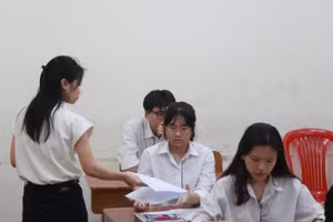 Thí sinh thi tốt nghiệp THPT năm 2024. Ảnh: Vân Anh.