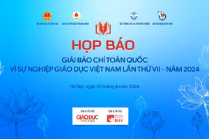 Khởi động Giải báo chí toàn quốc Vì sự nghiệp Giáo dục Việt Nam năm 2024