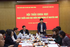 Hội thảo khoa học “Phát triển giáo dục mầm non trong kỷ nguyên mới”.