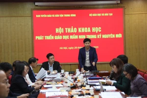 Hội thảo khoa học “Phát triển giáo dục mầm non trong kỷ nguyên mới”.