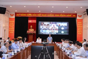 Bộ trưởng Nguyễn Kim Sơn chủ trì hội nghị.