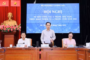 Bộ trưởng Hoàng Minh Sơn chủ trì Hội nghị. Ảnh: Nguyễn Mạnh.