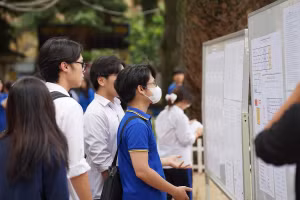 Thí sinh thi tốt nghiệp THPT năm 2024. Ảnh: Xuân Phú.