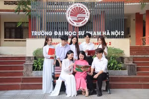 Sinh viên Trường Đại học Sư phạm Hà Nội 2.
