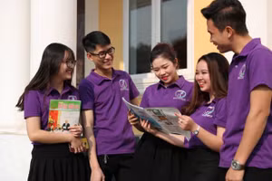 Sinh viên Trường Đại học giáo dục (Đại học Quốc gia Hà Nội).