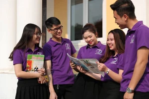 Sinh viên Trường Đại học giáo dục (Đại học Quốc gia Hà Nội).