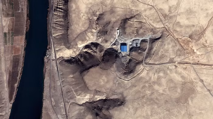 Địa điểm hạt nhân của Syria bị Israel ném bom năm 2007.