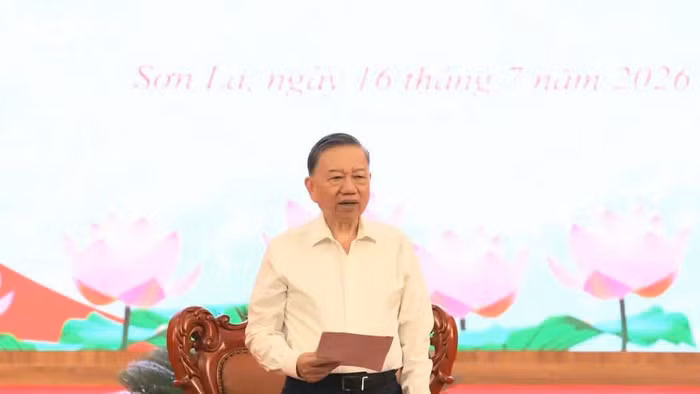 Tổng Bí thư, Chủ tịch nước Tô Lâm phát biểu chỉ đạo tại buổi làm việc.