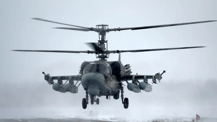 Máy bay trực thăng Ka-52 của quân đội Nga.