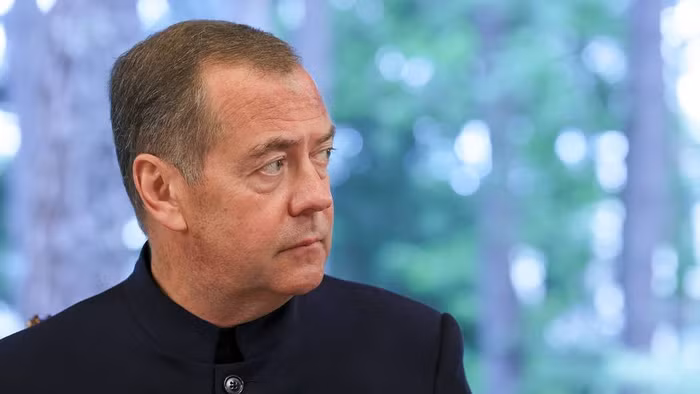 Chủ tịch đảng Nước Nga Thống nhất Dmitry Medvedev.