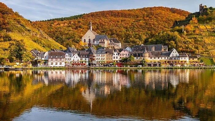 Thị trấn cổ tích Beilstein, ở Đức.