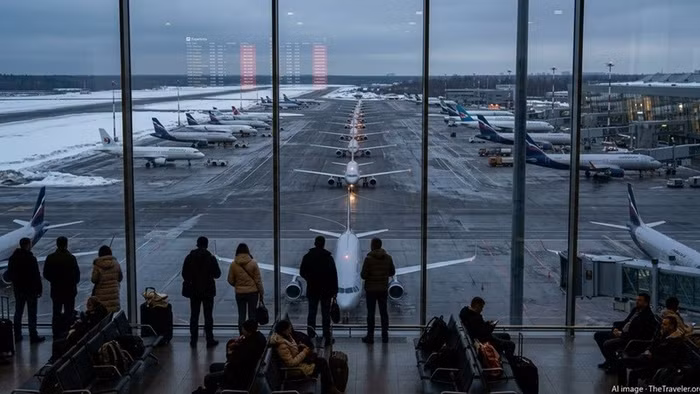 Sân bay Pulkovo của Nga bị UAV Ukraine tấn công vào đêm 3/5/2026.