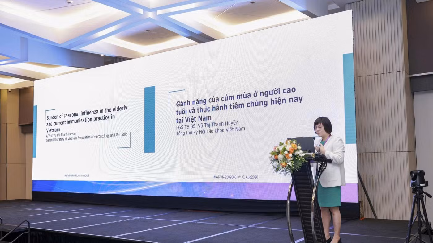 PGS.TS.BS Vũ Thị Thanh Huyền - Tổng thư ký Hội Lão khoa Việt Nam.