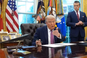 Tổng thống Mỹ Donald Trump.