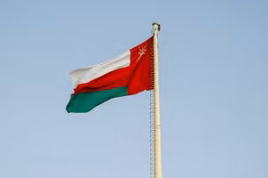 Quốc kỳ Oman.
