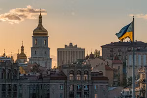 Tòa nhà Quốc hội Ukraine ở Kiev.