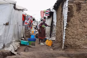 Trại tị nạn Kigonze ở tỉnh Ituri, DR Congo.