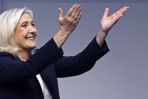 Bà Marine Le Pen, nhà lãnh đạo chính trị và ứng cử viên Tổng thống người Pháp.