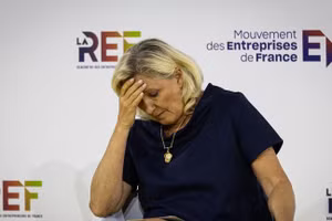 Chính trị gia cánh hữu người Pháp Marine Le Pen.