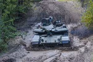 Xe tăng T-90 của Nga tham chiến ở Ukraine.