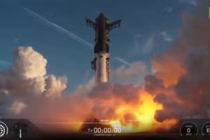 Tàu vũ trụ Starship được phóng lên từ trạm Starbase, Texas, ngày 28/9/2026.