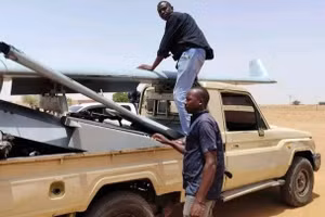 UAV Akinci của quân đội Sudan.
