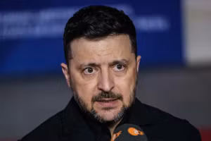 Tổng thống Ukraine Vladimir Zelensky.