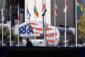 Trụ sở LHQ tại thành phố New York, Mỹ.