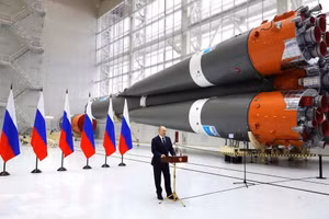 Tổng thống Nga Vladimir Putin phát biểu tại diễn đàn “Công nghệ tương lai” ở Moscow, ngày 21/2/2025.