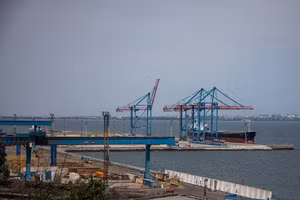 Cảng Odessa ở Ukraine.