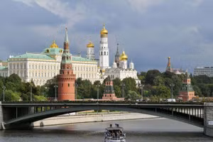 Điện Kremlin ở Moscow, Nga.
