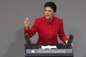 Bà Sahra Wagenknecht, người sáng lập đảng BSW của Đức.