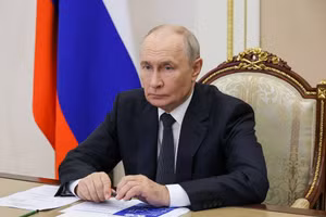 Tổng thống Nga Vladimir Putin.