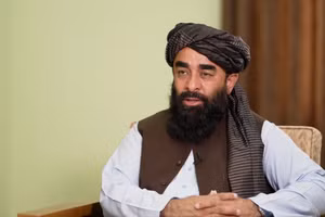 Phát ngôn viên chính của Taliban, Zabihullah Mujahid.