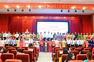 Lễ công bố quyết định sắp xếp tinh giản các cơ sở giáo dục tại phường Thuận Hóa - một địa bàn trọng điểm tại TP Huế.