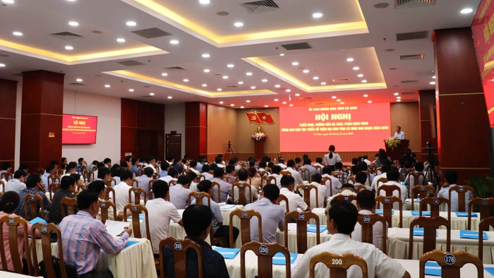 Hội nghị triển khai, hướng dẫn rà soát, phân định vùng đồng bào DTTS ở Cà Mau.