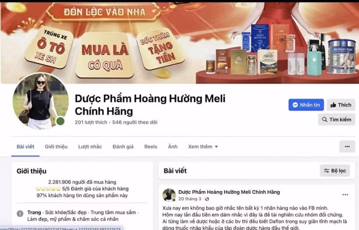 Fanpage Dược phẩm Hoàng Hường Meli chính hãng. 