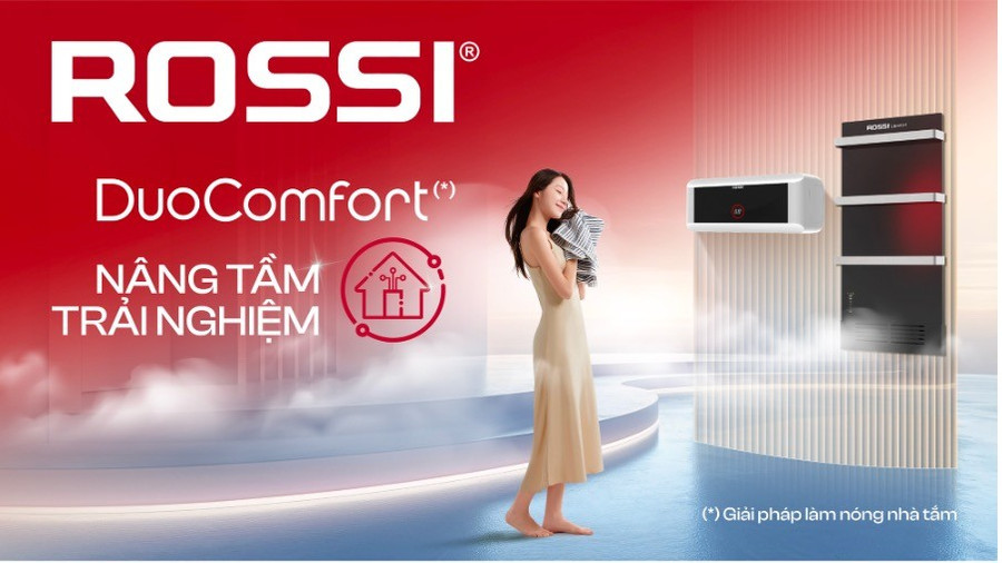 Một không gian thư giãn hoàn hảo bắt đầu từ những chi tiết nhỏ và sự tiện nghi đồng bộ của Rossi DuoComfort.
