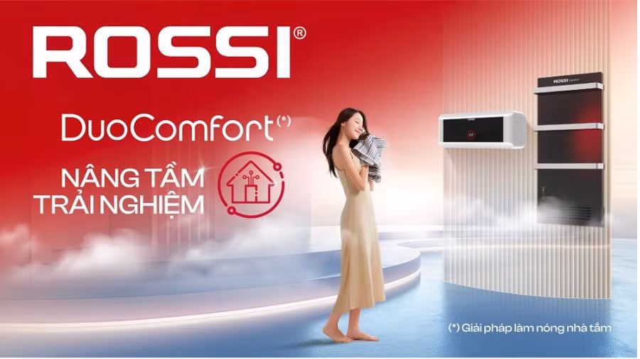 Một không gian thư giãn hoàn hảo bắt đầu từ những chi tiết nhỏ và sự tiện nghi đồng bộ của Rossi DuoComfort.