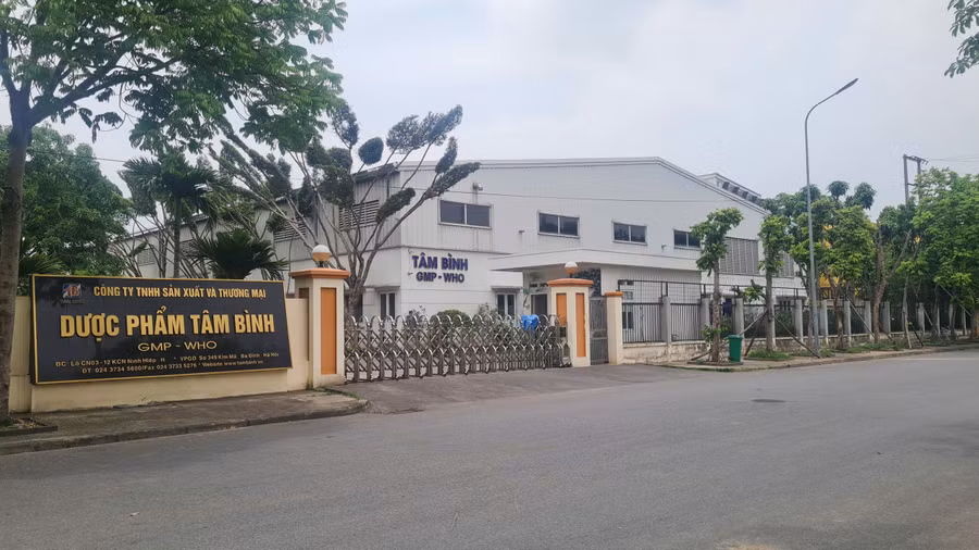 Nhà máy Dược phẩm Tâm Bình ở Khu công nghiệp Ninh Hiệp (Gia Lâm, Hà Nội) 
