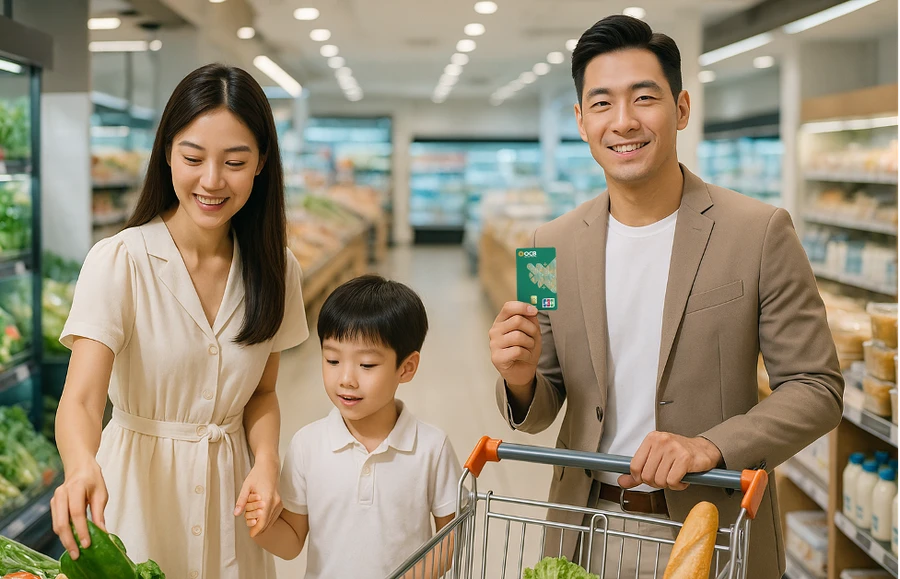 Chủ thẻ có thể thoải mái tận hưởng ưu đãi khi mua sắm cùng thẻ tín dụng OCB JCB Gold