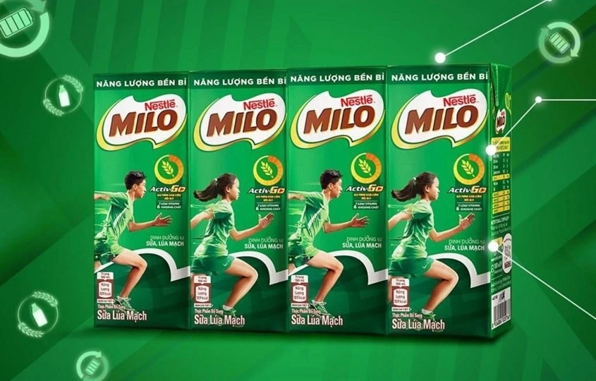 Sản phẩm sữa Milo của Công ty TNHH Nestlé Việt Nam